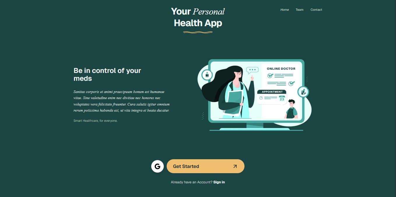 HealthCare App (AI Vision)